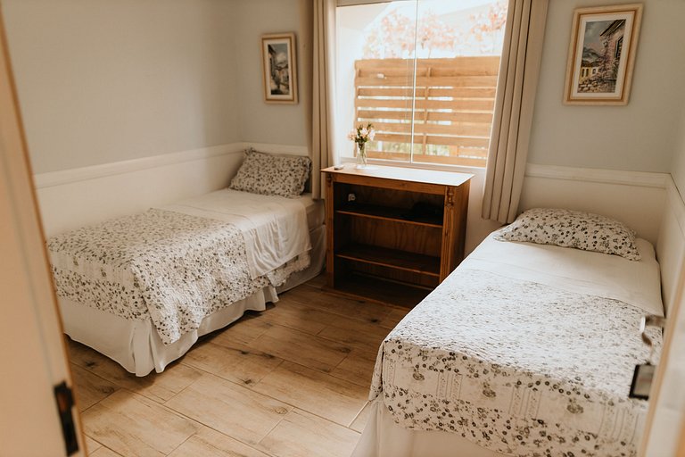 Suíte em pousada de charme em Jurerê