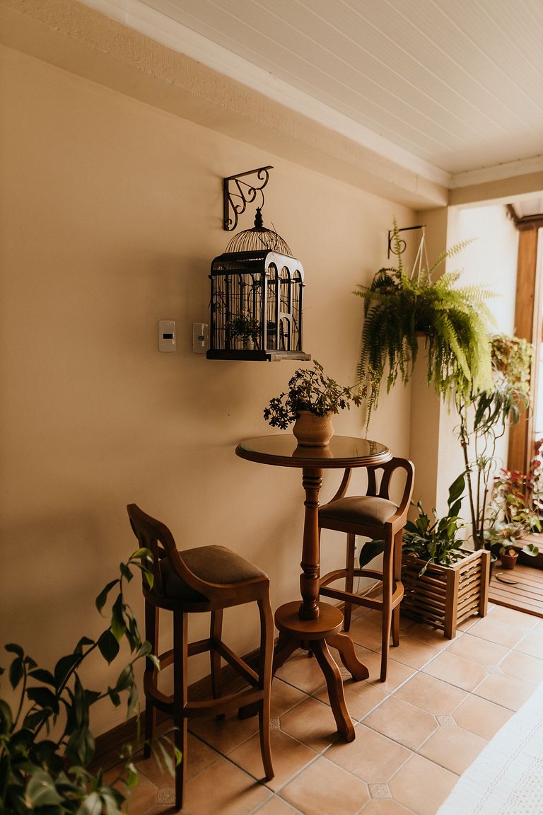 Suíte em pousada de charme em Jurerê