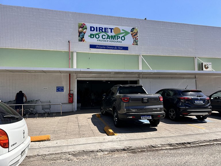 104 Condomínio próximo mar, balcón e Parrilla