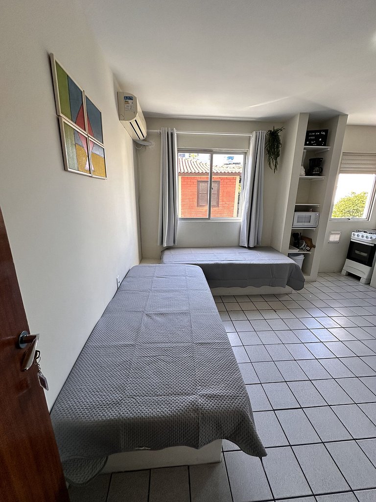 102 Condomínio próximo mar, balcón e Parrilla