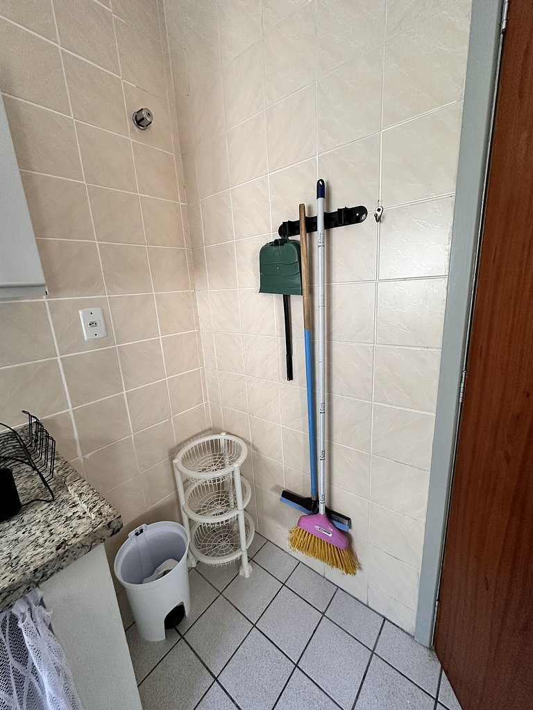 102 Condomínio próximo mar, balcón e Parrilla