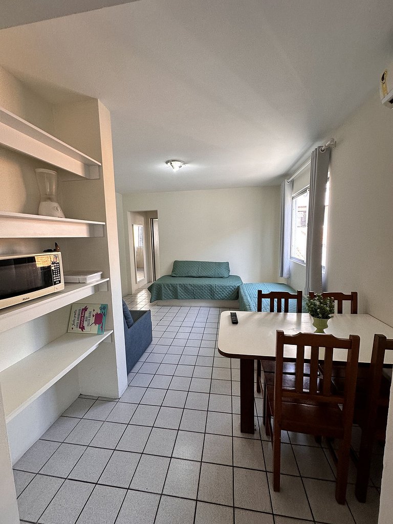 104 Condomínio próximo mar, balcón e Parrilla