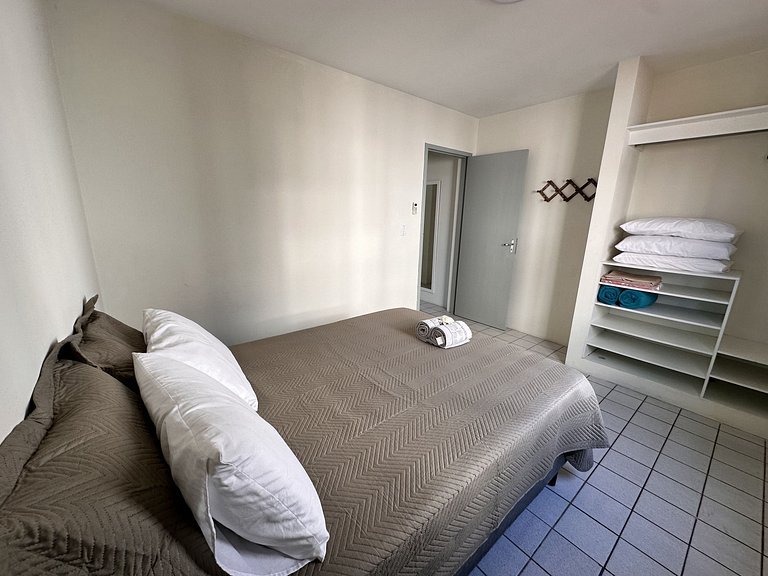 104 Condomínio próximo mar, balcón e Parrilla