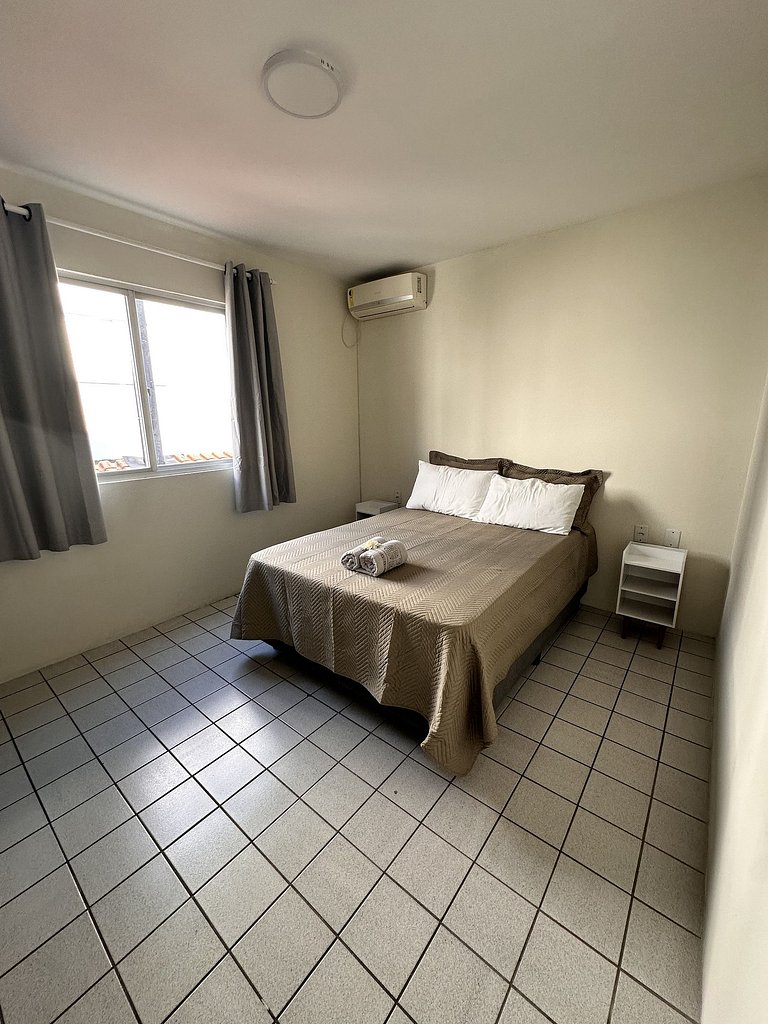 104 Condomínio próximo mar, balcón e Parrilla