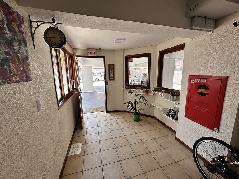 104 Condomínio próximo mar, balcón e Parrilla