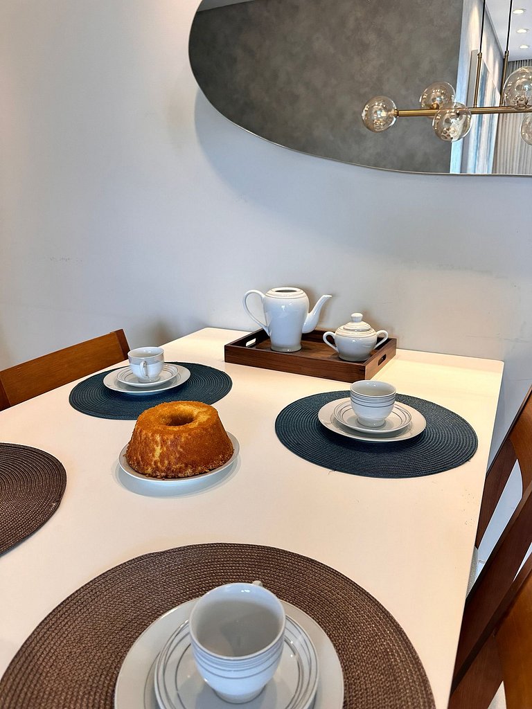 Vista incrível + piscina borda infinita | 2 suítes