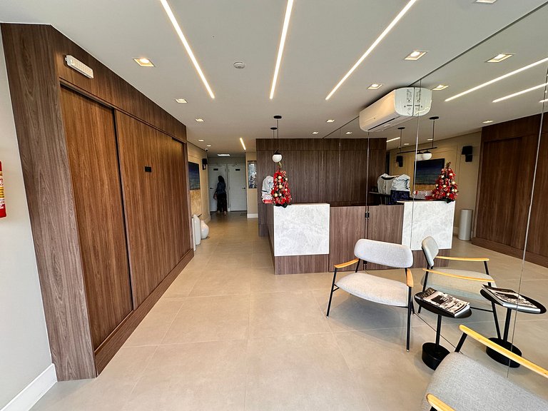 Vista incrível + piscina borda infinita | 2 suítes