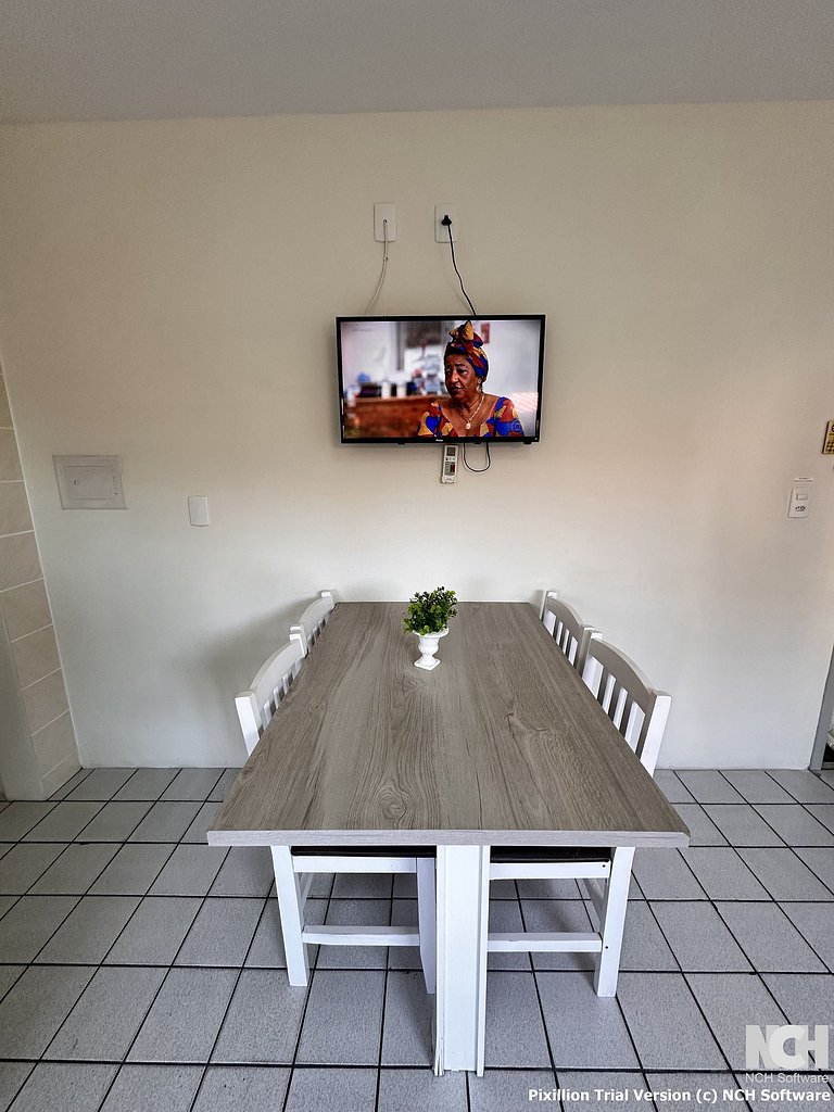 102 Condomínio próximo mar, balcón e Parrilla