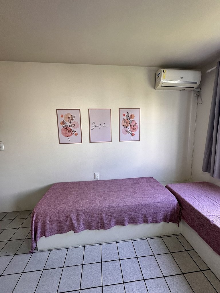 203 Condomínio próximo mar, balcón e Parrilla