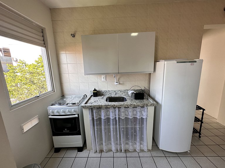 203 Condomínio próximo mar, balcón e Parrilla