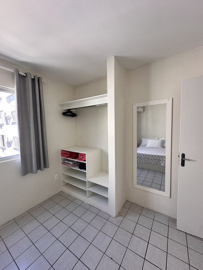 203 Condomínio próximo mar, balcón e Parrilla