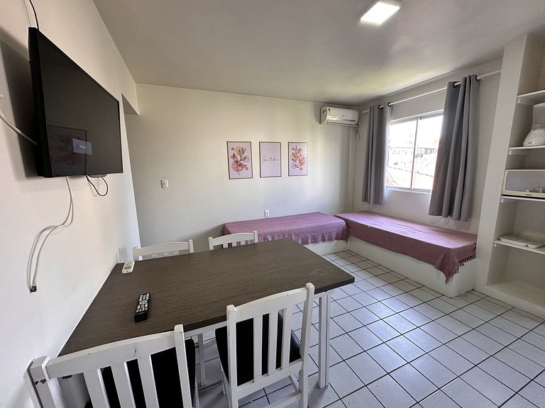 203 Condomínio próximo mar, balcón e Parrilla