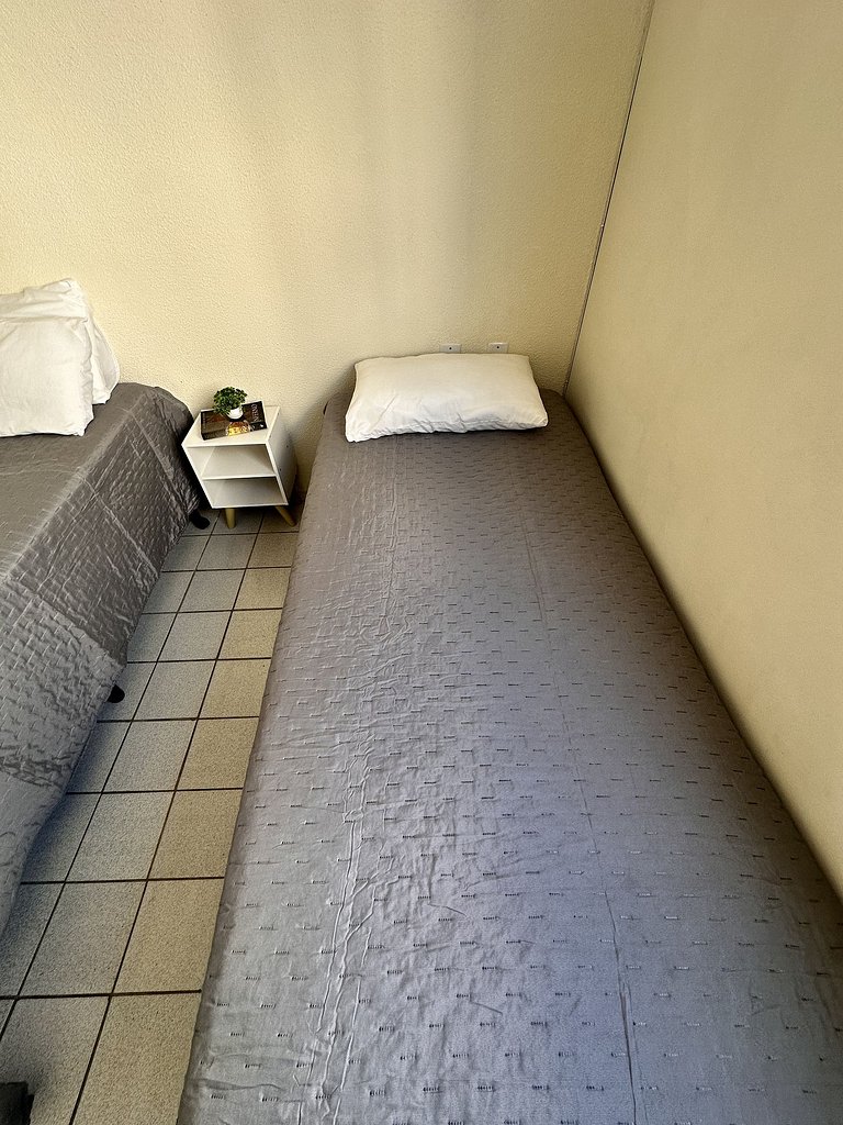 103 Condomínio próximo mar, balcón e Parrilla